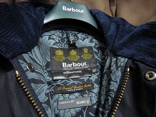 BARBOUR（バブアー）　BEAMS別注・インターナショナルジャケット（２）